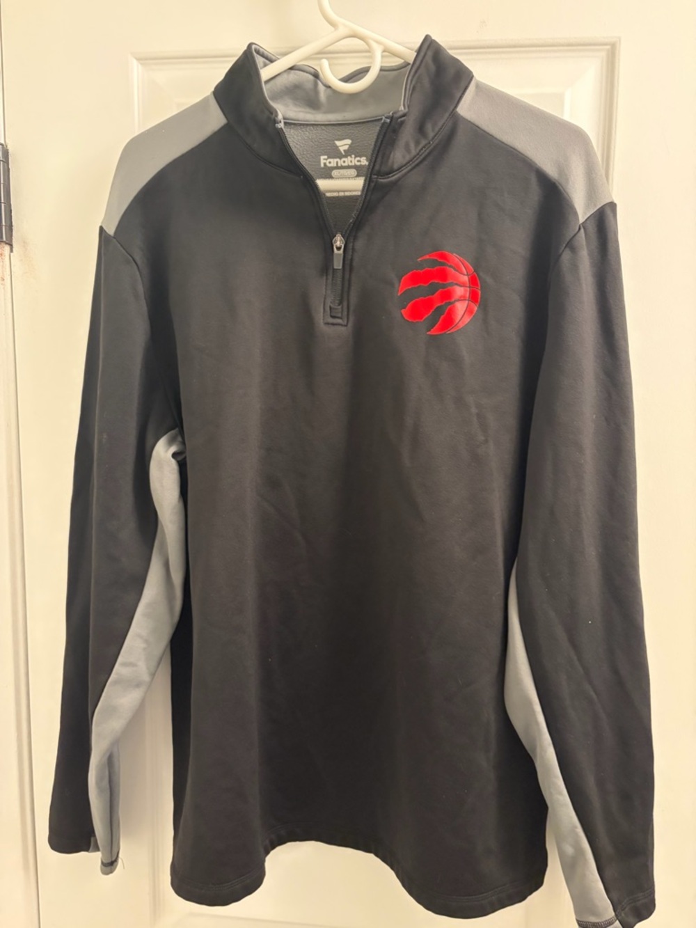 Fanatics Black Pullover with Red Team Claw Accent